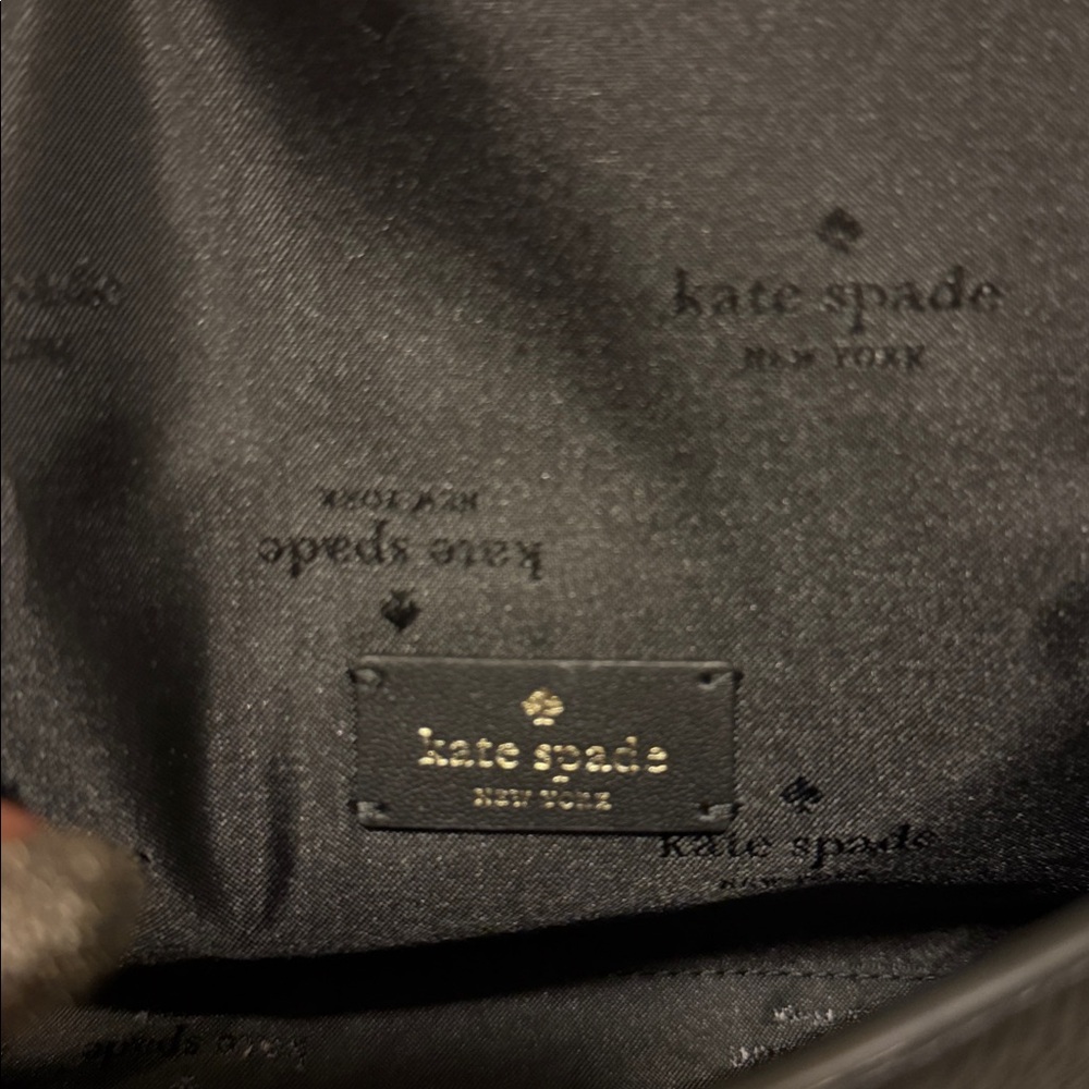 NWT Kate Spade black pebble leather crossbody bag Retails $329 - Picture 11 of 13